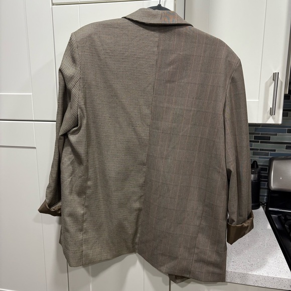 Beige Botany double pattern blazer - Picture 5 of 5